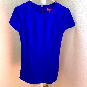 Cobalt Blue Betsey Johnson Midi Business Casual or Cocktail Dress